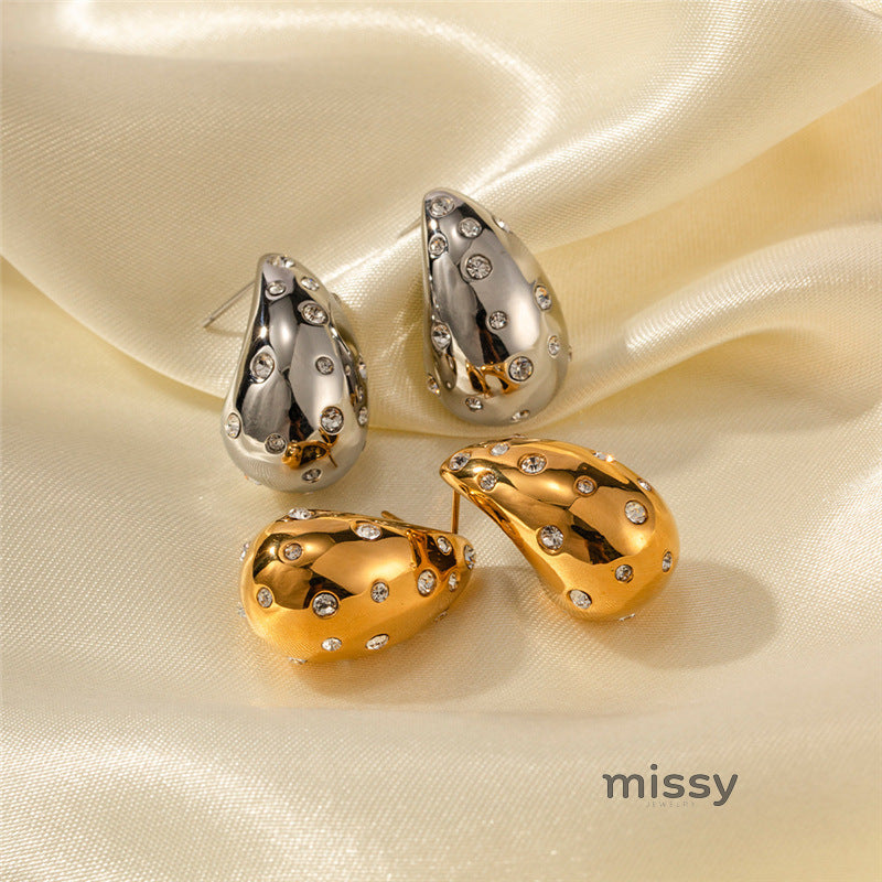 Madina Retro Drop Earrings [S50861FV]