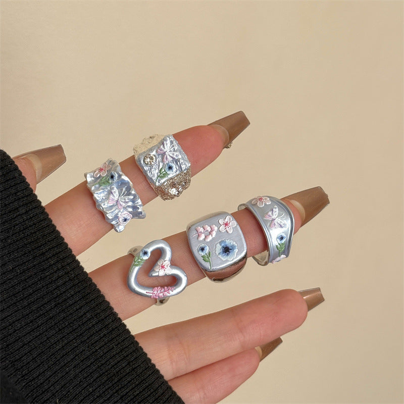 Madison Enamel Butterfly Ring [EAUKEV6P]
