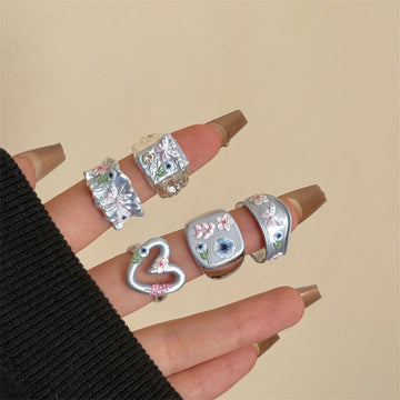 Madison Enamel Butterfly Ring [EAUKEV6P]