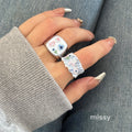 Madison Enamel Butterfly Ring [066VRLXQ]