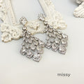 Maelee Zircon Feather Drop Earrings [YV950FG5]