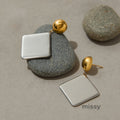 Maeleigh Geometric Color-Block Earrings [TX82TBOL]