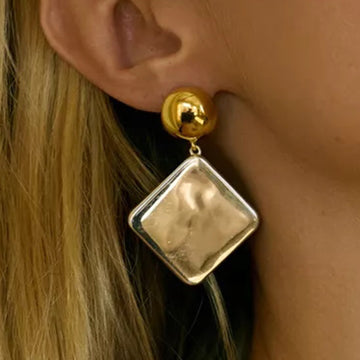 Maeleigh Geometric Color-Block Earrings [4NLL41DR]