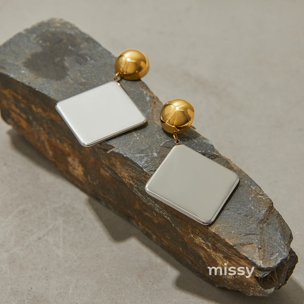 Maeleigh Geometric Color-Block Earrings [989T8CD0]