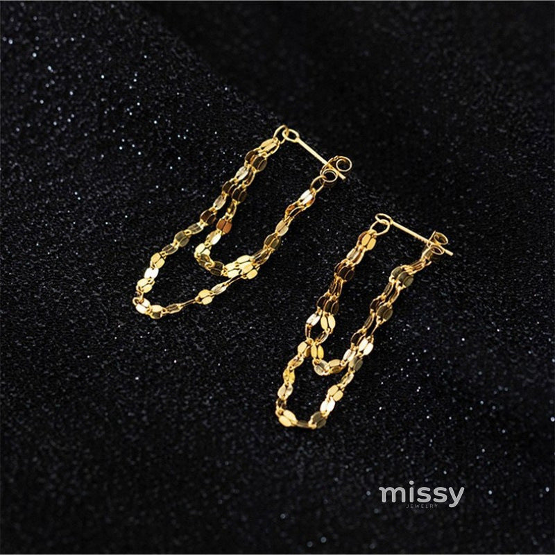 Maesyn Asymmetric Tassel Earrings [748KUQHZ]