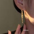 Maesyn Asymmetric Tassel Earrings [B8ISXELL]