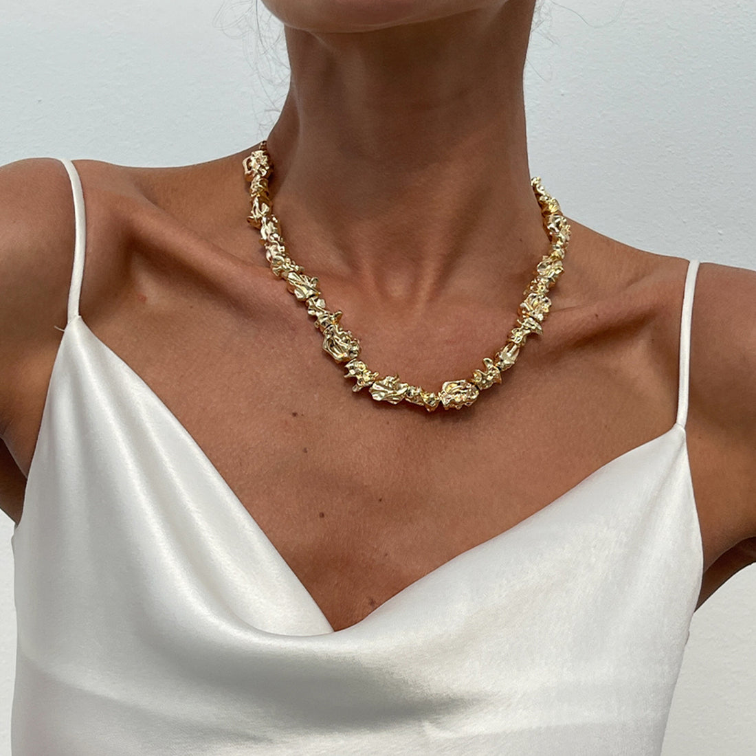 Maisey Folded Geometric Necklace Set