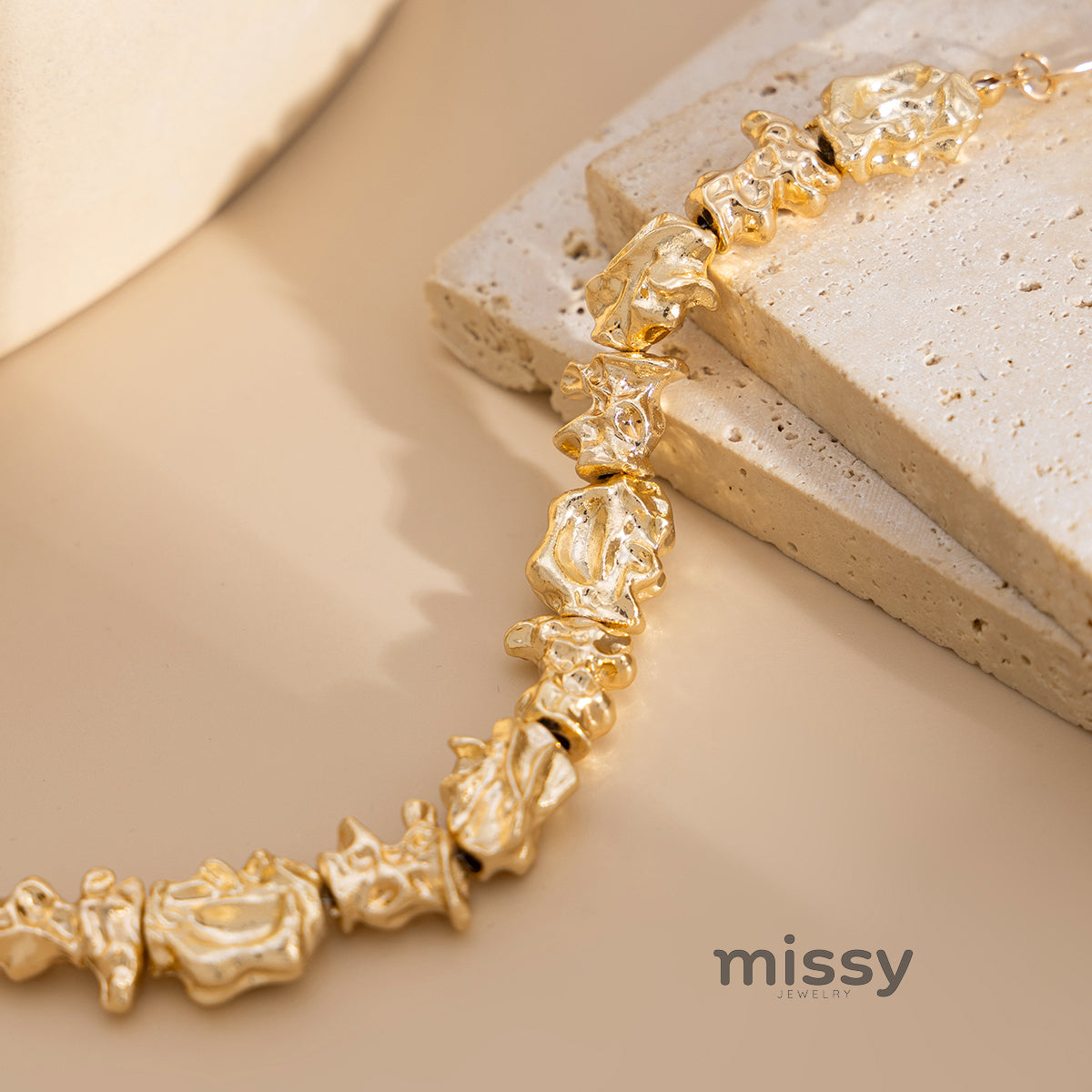 Maisey Folded Geometric Necklace Set