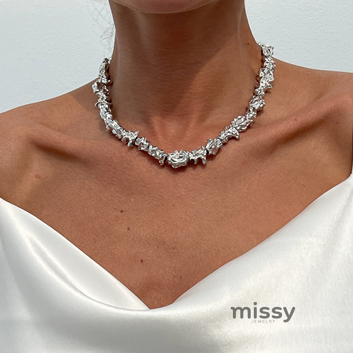 Maisey Folded Geometric Necklace Set