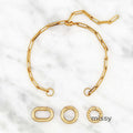 Makayla Gold Charm Jewelry [446XBU2U]