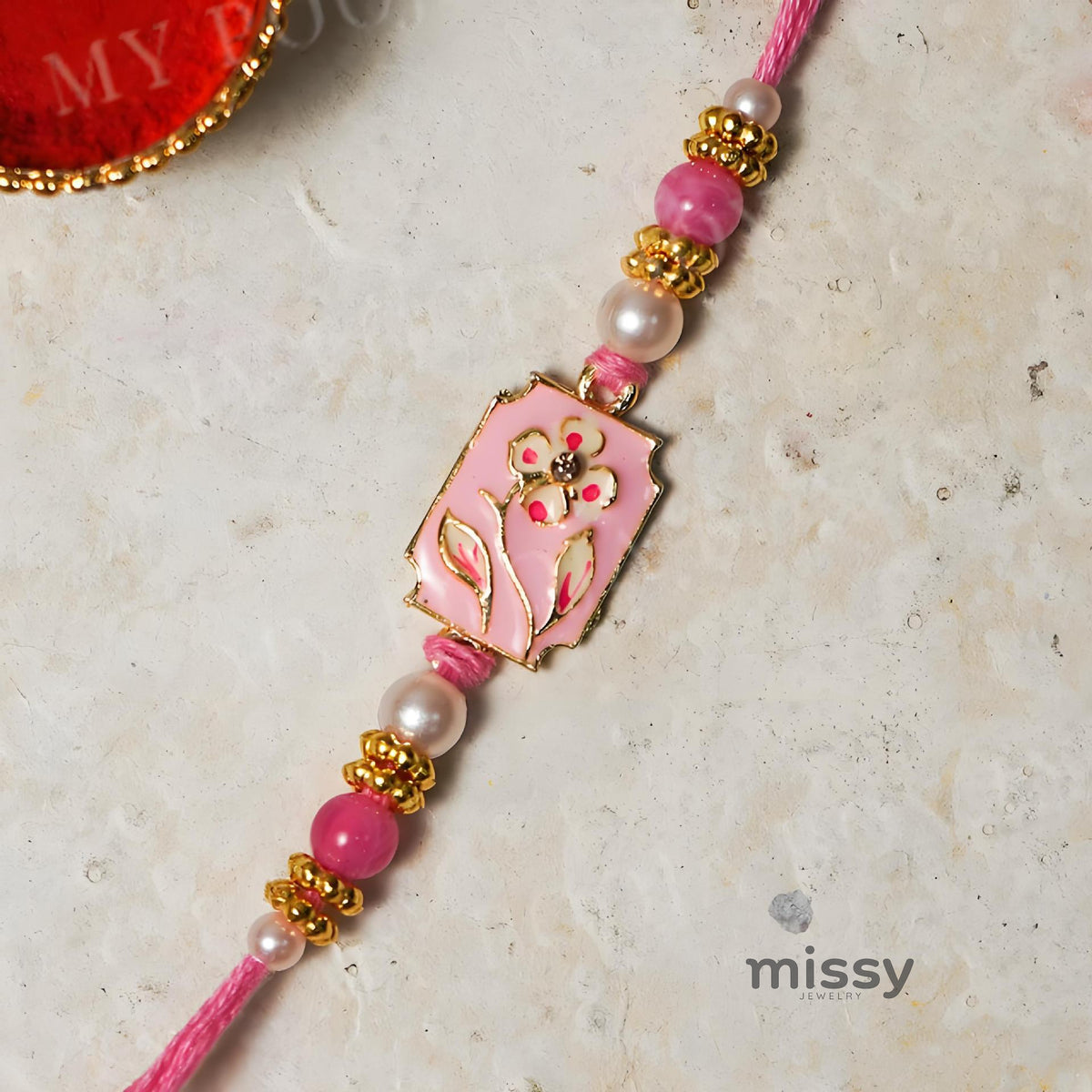 Margot Pearl Flower Necklace [C90LQXL0]