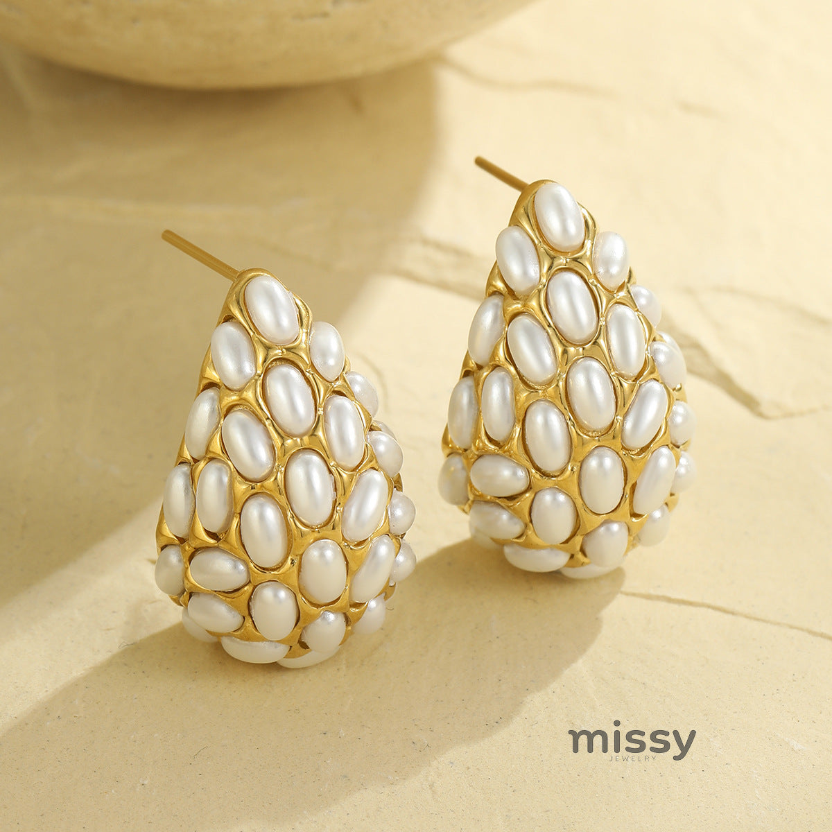 Mariamawit Waterdrop Pearl Earrings [FFUVJ8XA]