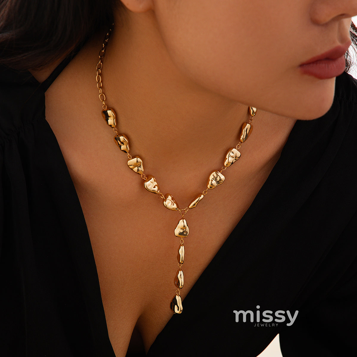 Maribel Cross Tassel Necklace
