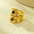 Marla Tiger Eye Statement Ring [18AM8PY0]