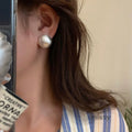 Marlyn Brushed Round Earrings [7ELD80A8]