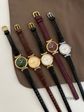 Marta Mid-Century Round Watch [A03ZQ67G]