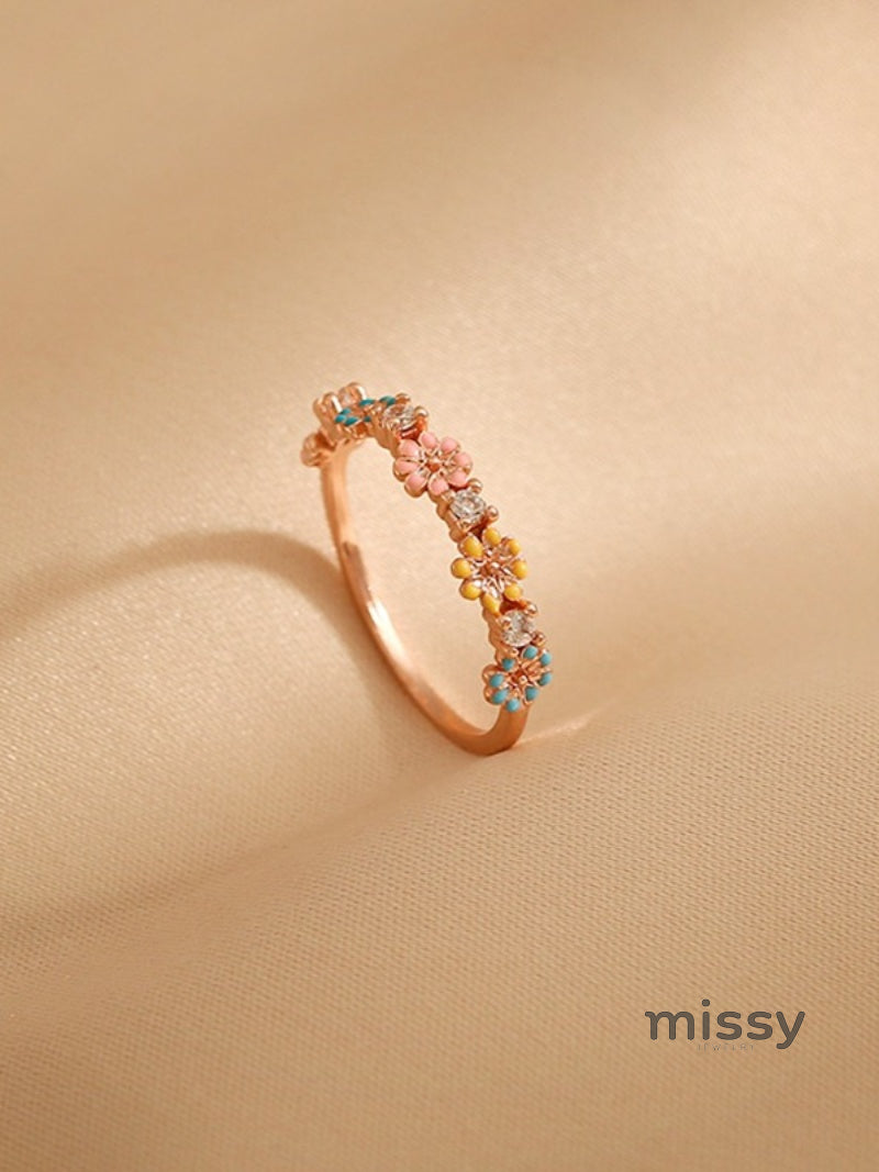 Maryama 18K Gold Floral Ring