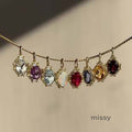 Maryella Birthstone Love Necklace [NWW8ED7X]