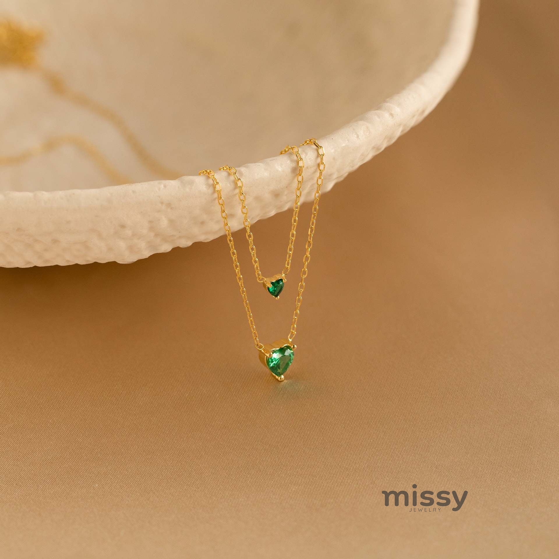 Maryella Birthstone Love Necklace [WISJKWY7]