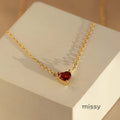 Maryella Birthstone Love Necklace [ZRIEPGOK]