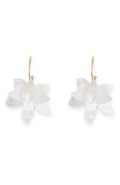 Missy Jewelry Mattea Floral Gold Hoops