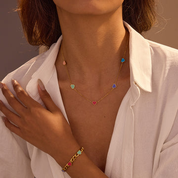 Max Heart Chain Jewelry Set [GE8C9FZJ]