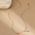 Max Heart Chain Jewelry Set [P5H1Y7T1]
