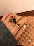 Mayleen Beaded Shell Ring [LJTOWHK0]