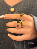 Mayleen Beaded Shell Ring [FVOM1GJP]