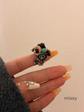 Mayleen Beaded Shell Ring [Q0AOPMR1]