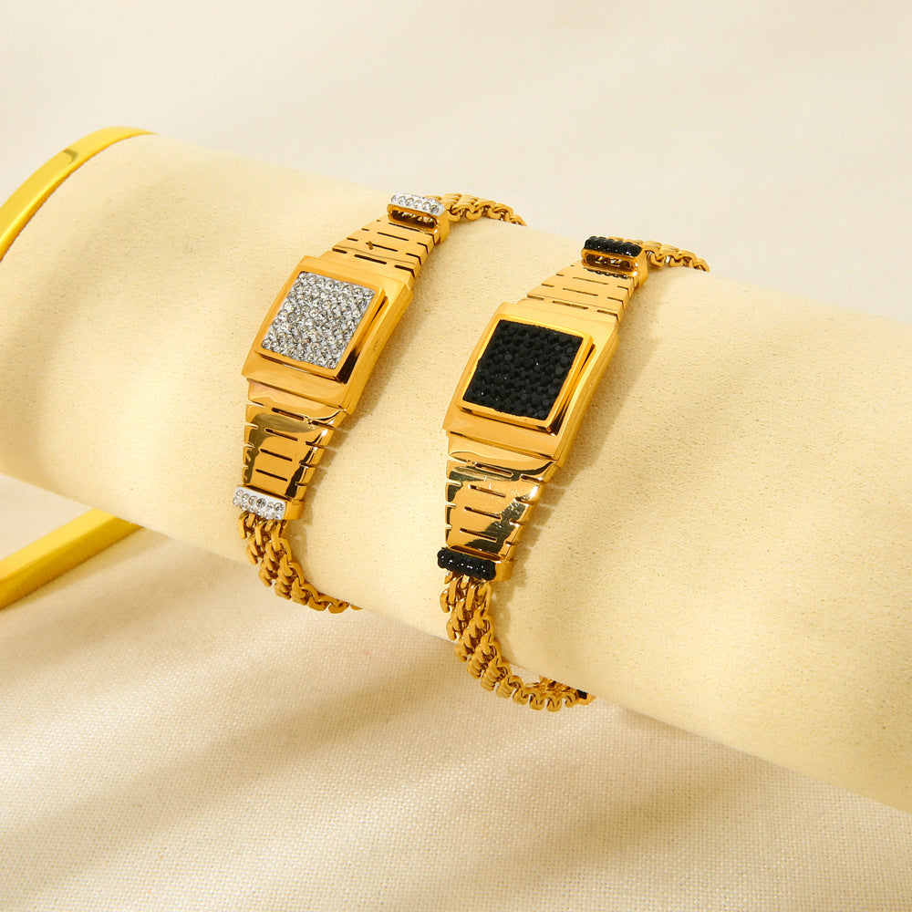 Maysen Diamond Square Bracelet [90AAG4R6]