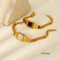 Maysen Diamond Square Bracelet [ADV0P55E]