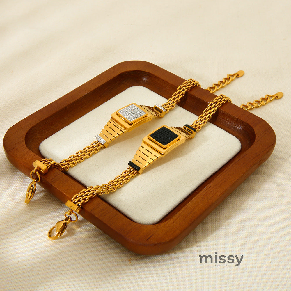 Maysen Diamond Square Bracelet [570VYAWO]
