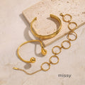 Mckynzie Stainless Steel Cuff Bracelet [B055CB6G]