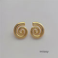 Meadow Asymmetrical Conch Earrings [ORUVR6MH]