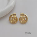 Meadow Asymmetrical Conch Earrings [U25QM98N]