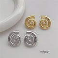 Meadow Asymmetrical Conch Earrings [QV66XRDE]
