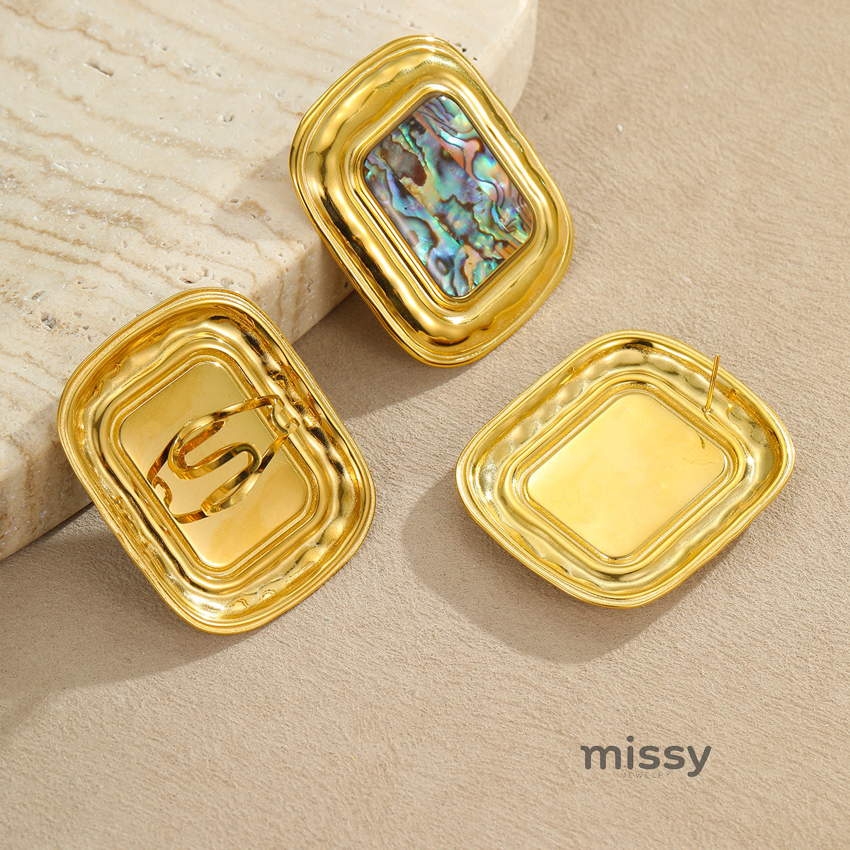 Medha Retro Geometric Jewelry [SXDDO6Y3]