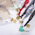 Mercedes Silk Heart Choker [J1QUKVWO]