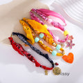 Mercedes Silk Heart Choker [G7SWQ8HE]