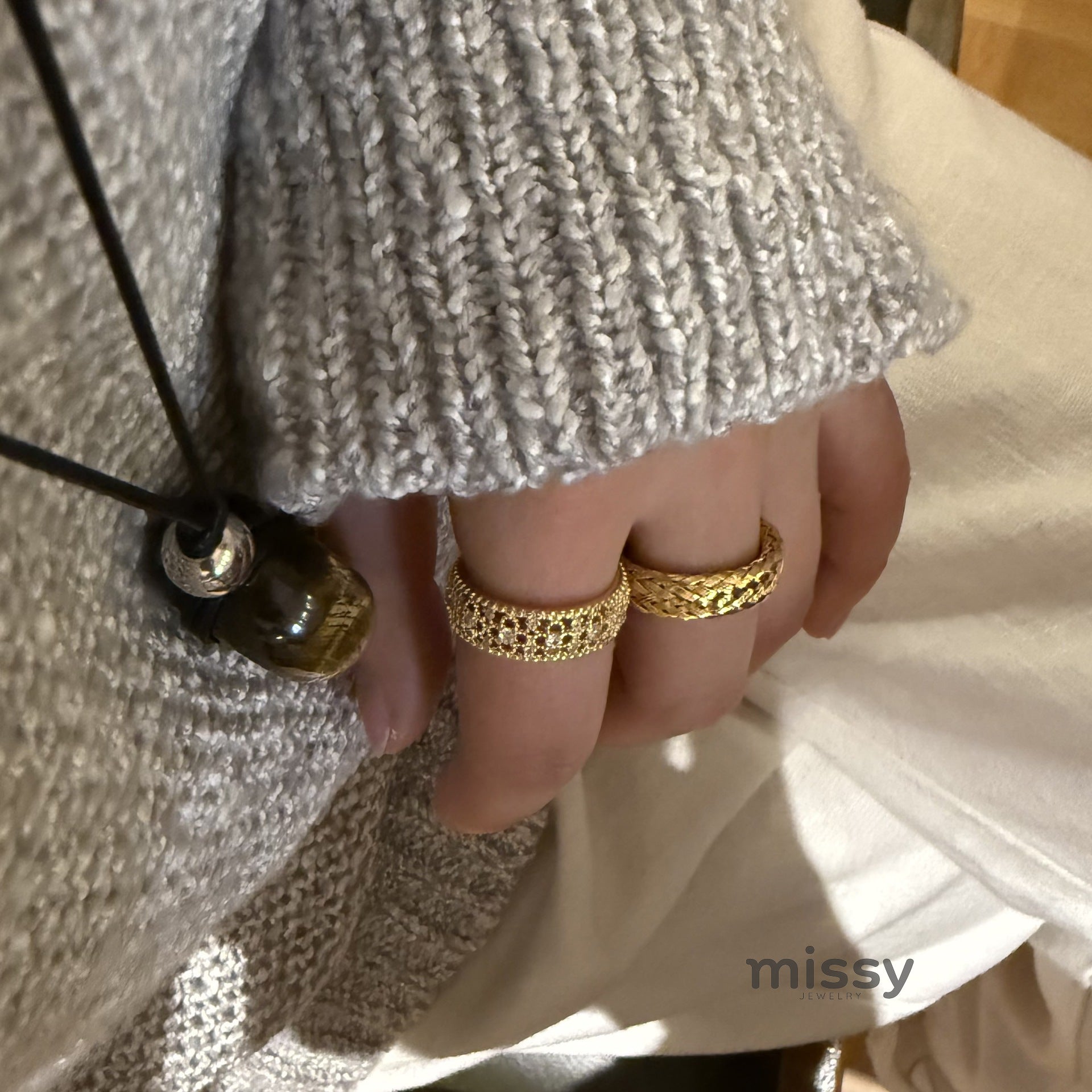 Mercy Zircon Lace Ring [YJ30JEJA]