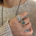 Mercy Zircon Lace Ring [GH08B1Z5]