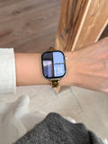 Metal and Leather Apple Watch Band [YDOANT68]