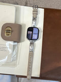 Metal and Leather Apple Watch Band [ZOWIMV68]