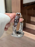 Metal and Leather Apple Watch Band [MSQUQI9L]