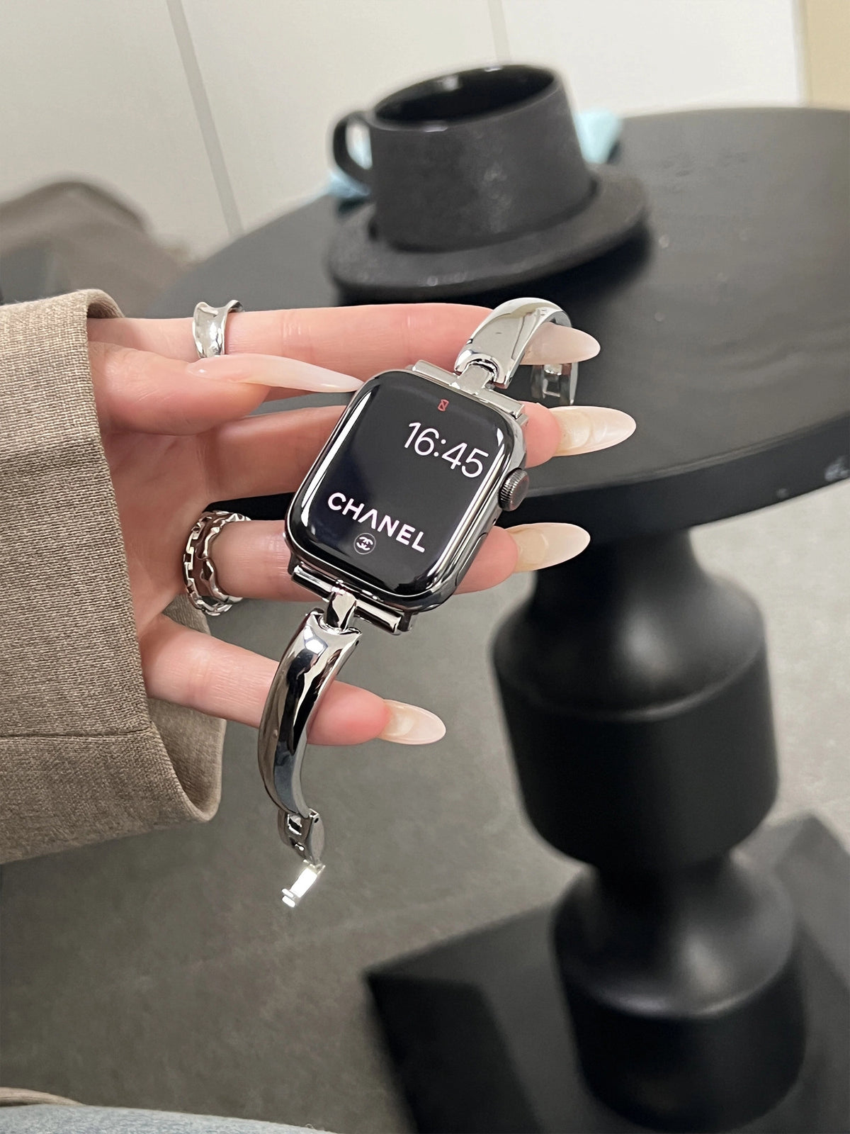 Metal Chain Apple Watch Band [I5TM0O21]