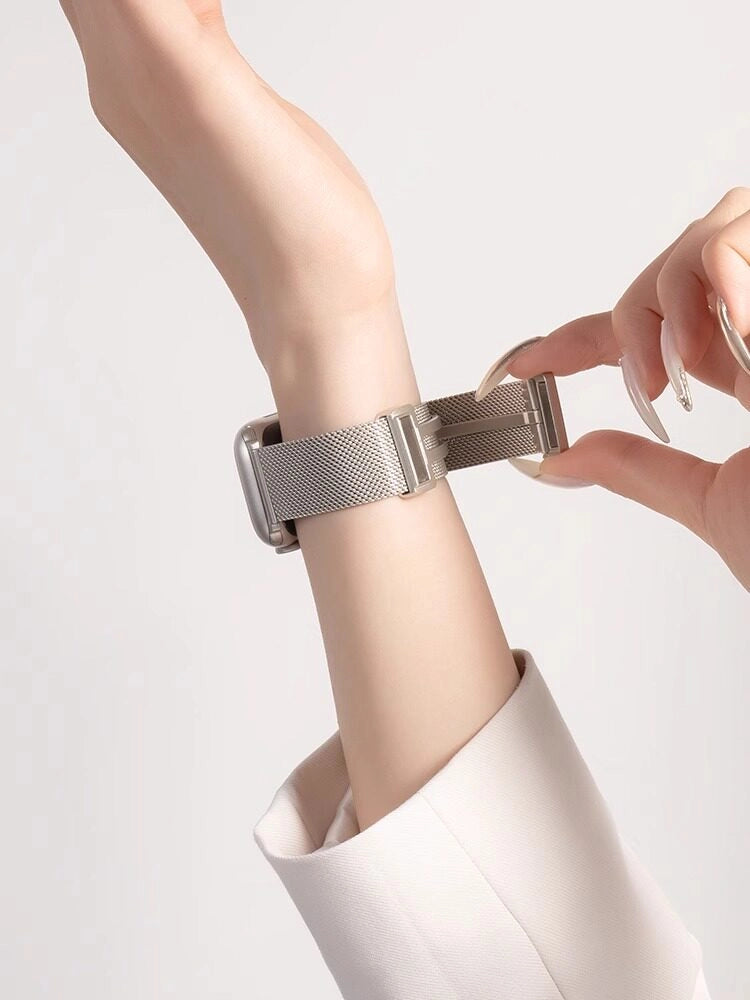 Milanese Mesh Apple Watch Band [ZLRIW16B]