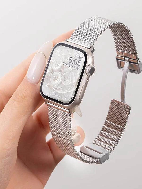 Milanese Mesh Apple Watch Band [Z5S9P5FQ]