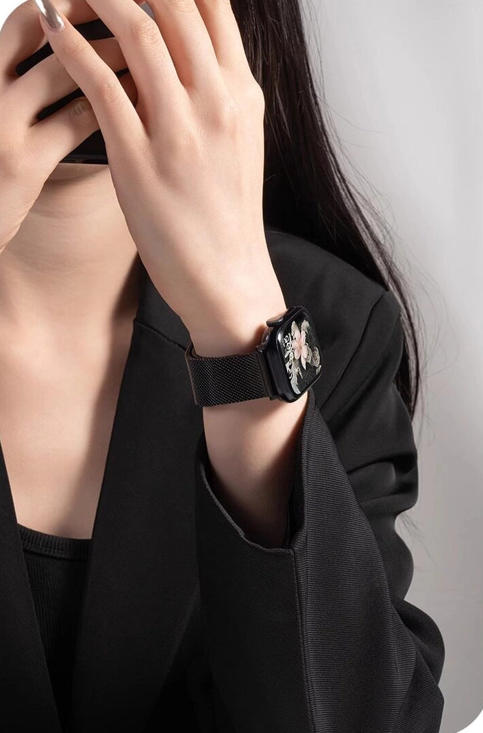 Milanese Mesh Apple Watch Band [J3ZML1ED]