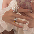 Milo Vintage Pearl Open Ring [LRO9FKTN]